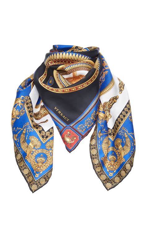 mens versace silk scarf|Versace scarf price.